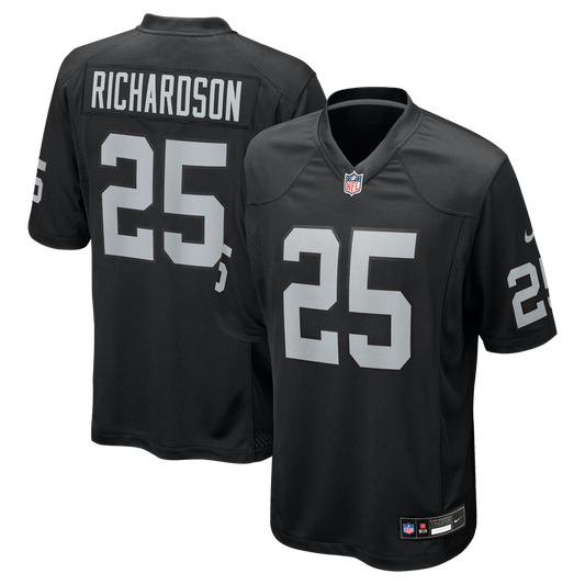 Decamerion Richardson Las Vegas Raiders Nike Team Game Jersey -  Black