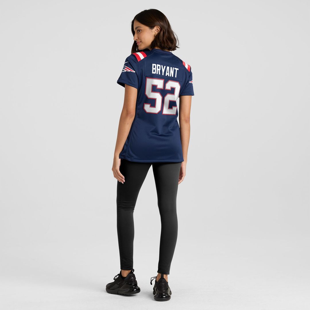 Marcus Bryant New England Patriots Nike Women's Team Game Jersey -  Navy