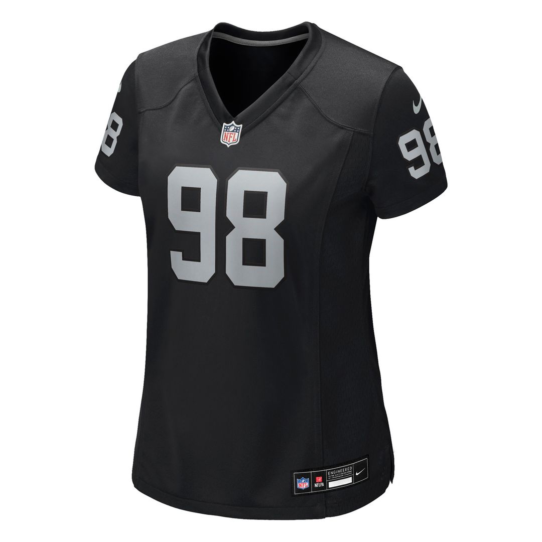 Maxx Crosby Las Vegas Raiders Nike Women's  Game Jersey -  White