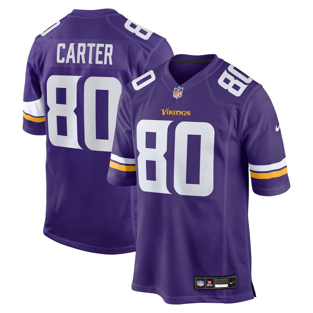 Cris Carter Minnesota Vikings Nike Game Retired Player Jersey - Purple