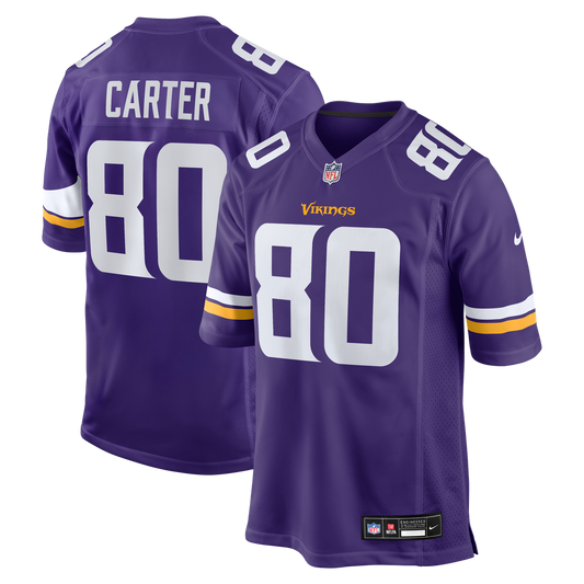 Cris Carter Minnesota Vikings Nike Game Retired Player Jersey - Purple