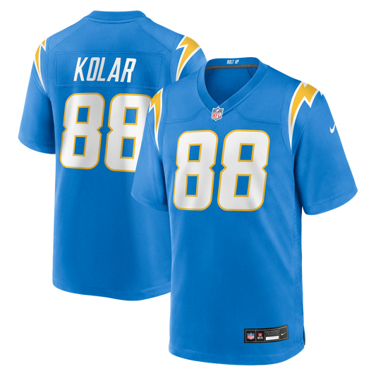 Charlie Kolar Los Angeles Chargers Nike Team Game Jersey -  Powder Blue