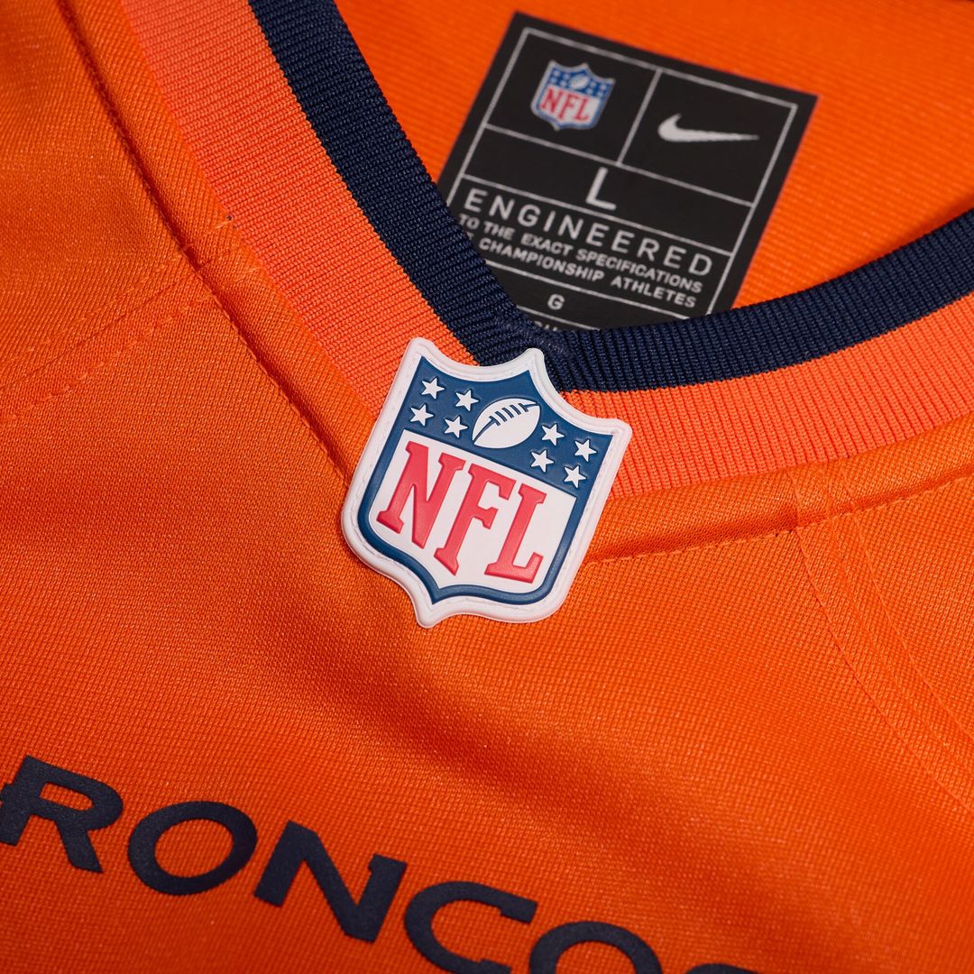 Jahdae Barron Denver Broncos Nike Game Player Jersey - Orange
