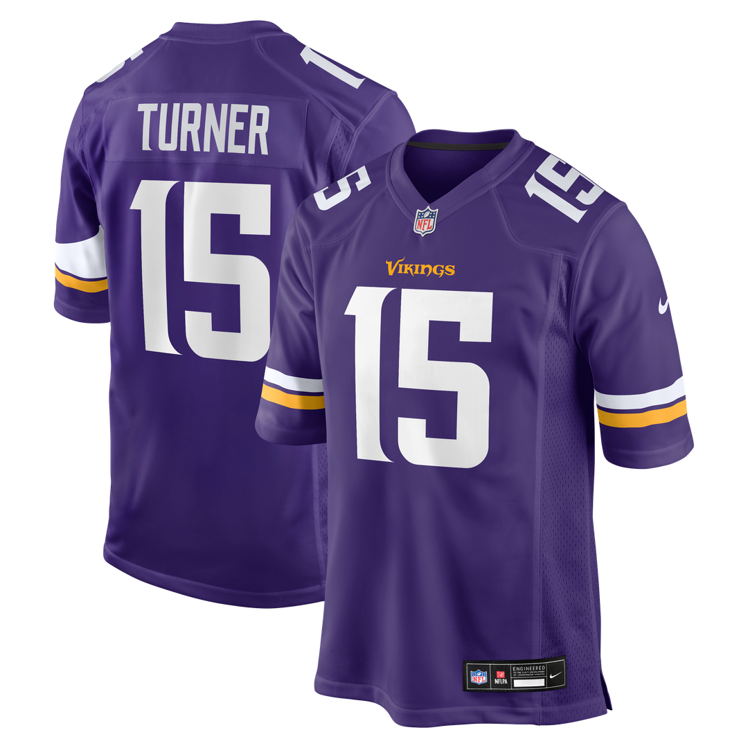 Dallas Turner Minnesota Vikings Nike Alternate Game Jersey - White