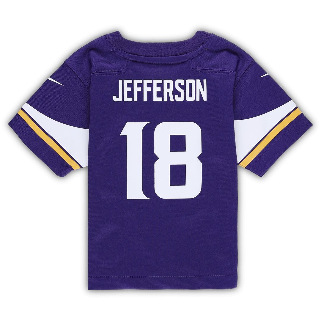 Justin Jefferson Minnesota Vikings Nike Infant Team  Player Game Jersey - Purple
