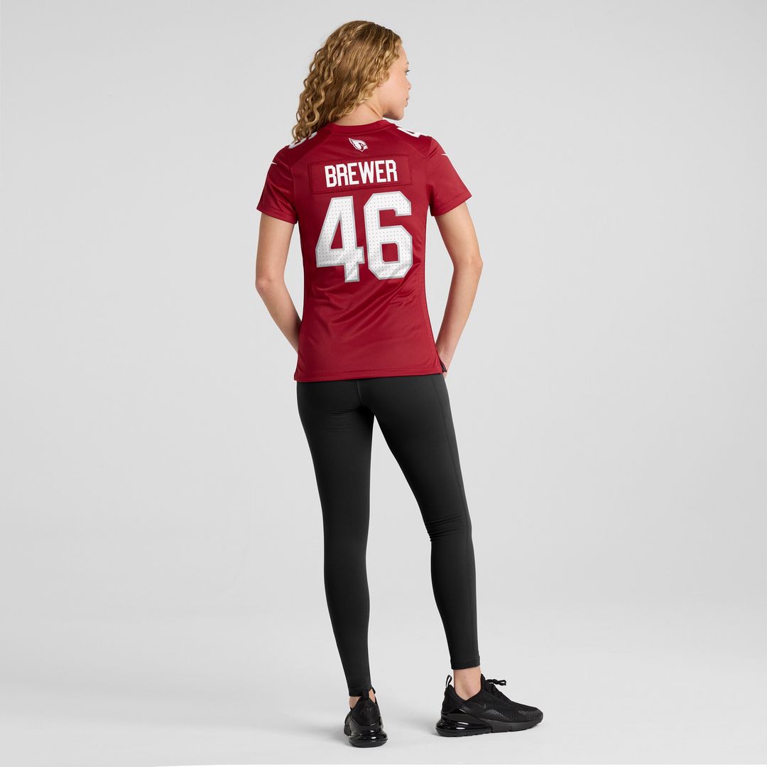 Aaron Brewer Arizona Cardinals Nike Women's  Game Jersey -  Cardinal