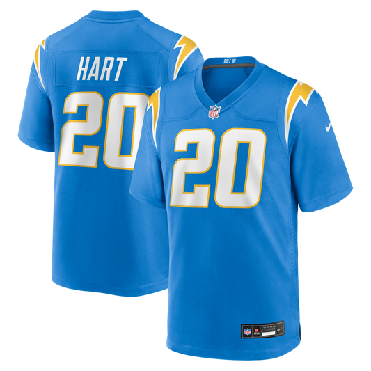 Cam Hart Los Angeles Chargers Nike Team Game Jersey -  Powder Blue