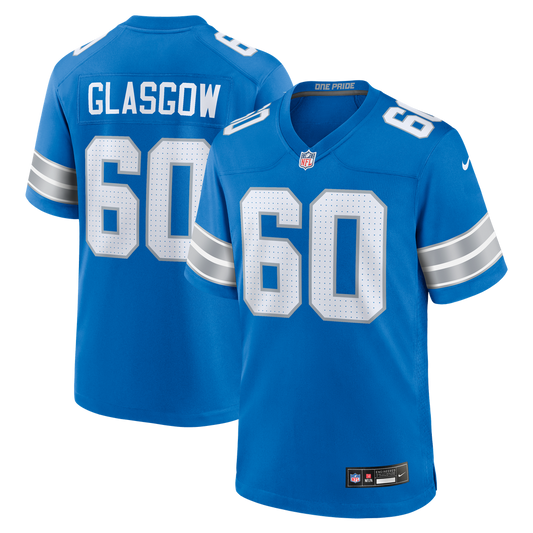 Graham Glasgow Detroit Lions Nike Team Game Jersey -  Blue