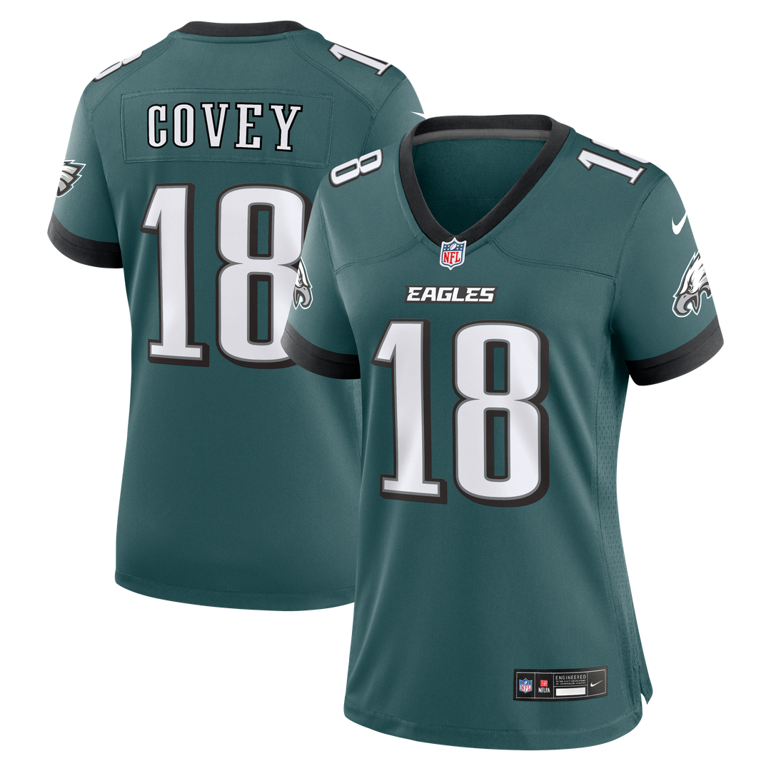 Britain Covey Philadelphia Eagles Nike Women's Team Game Jersey -  Midnight Green