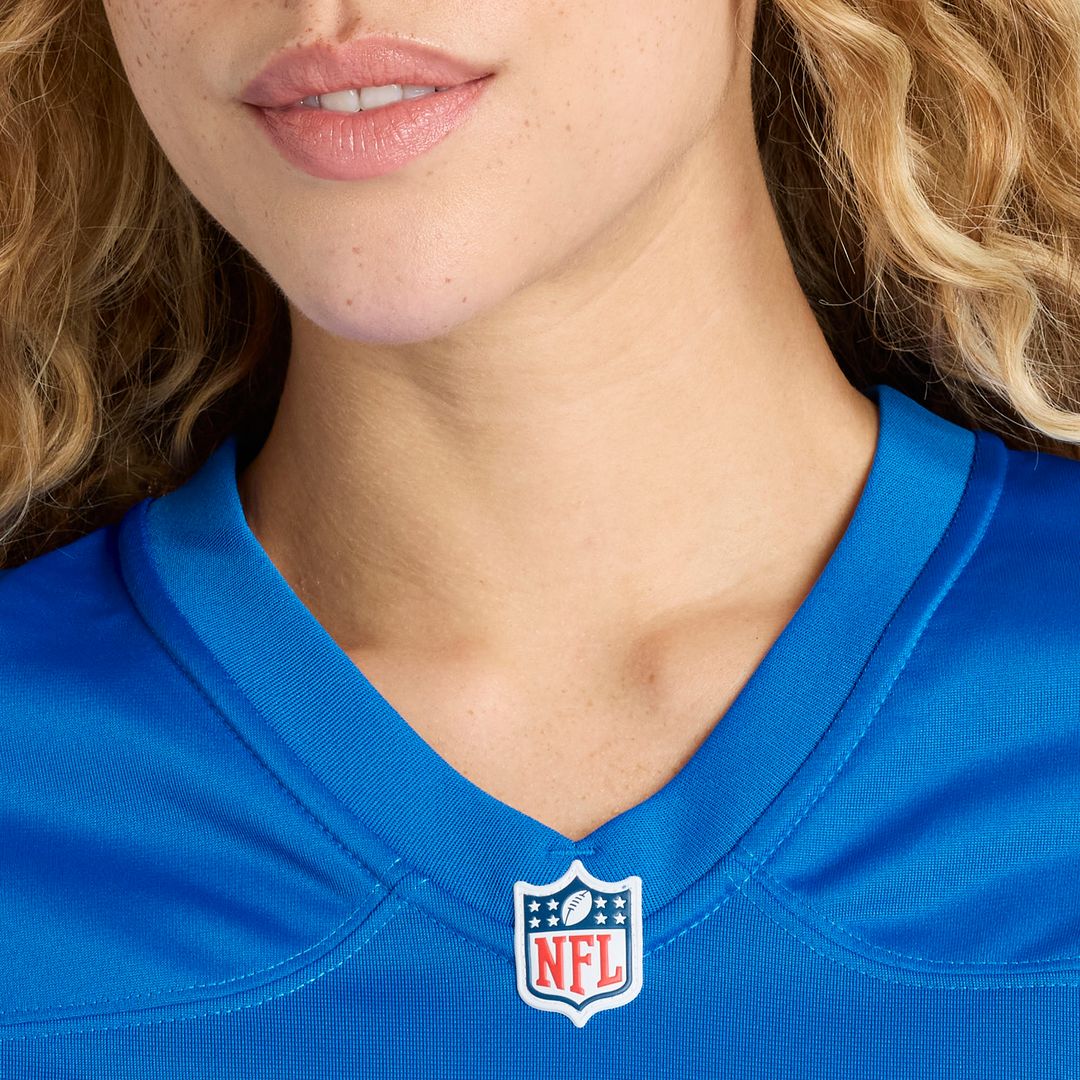Christian Mahogany Detroit Lions Nike Women's Team Game Jersey -  Blue
