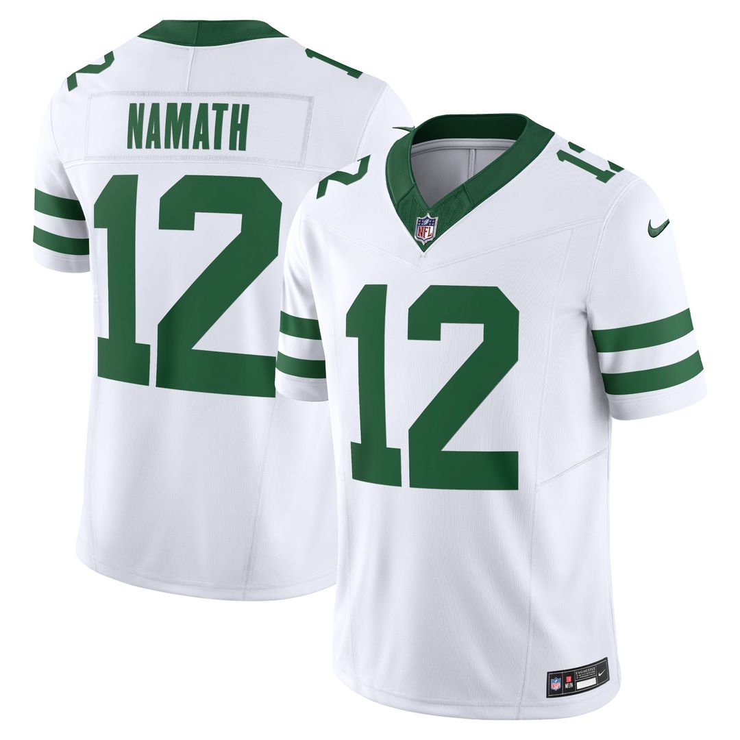 Joe Namath New York Jets Nike Vapor F.U.S.E. Limited Jersey - Legacy Green