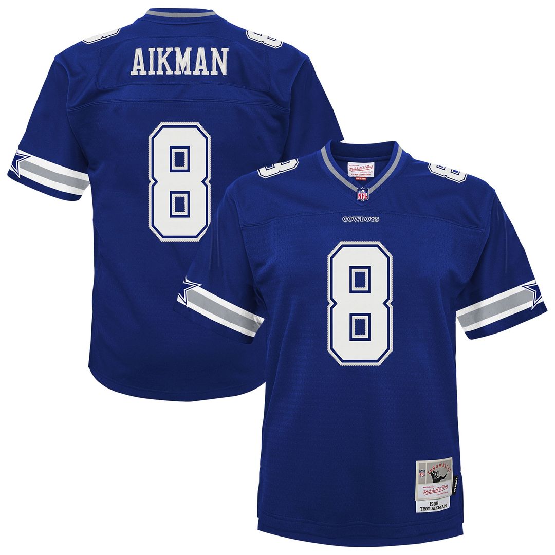 Troy Aikman Dallas Cowboys Mitchell & Ness Preschool 1996 Retired Player Legacy Jersey - Navy