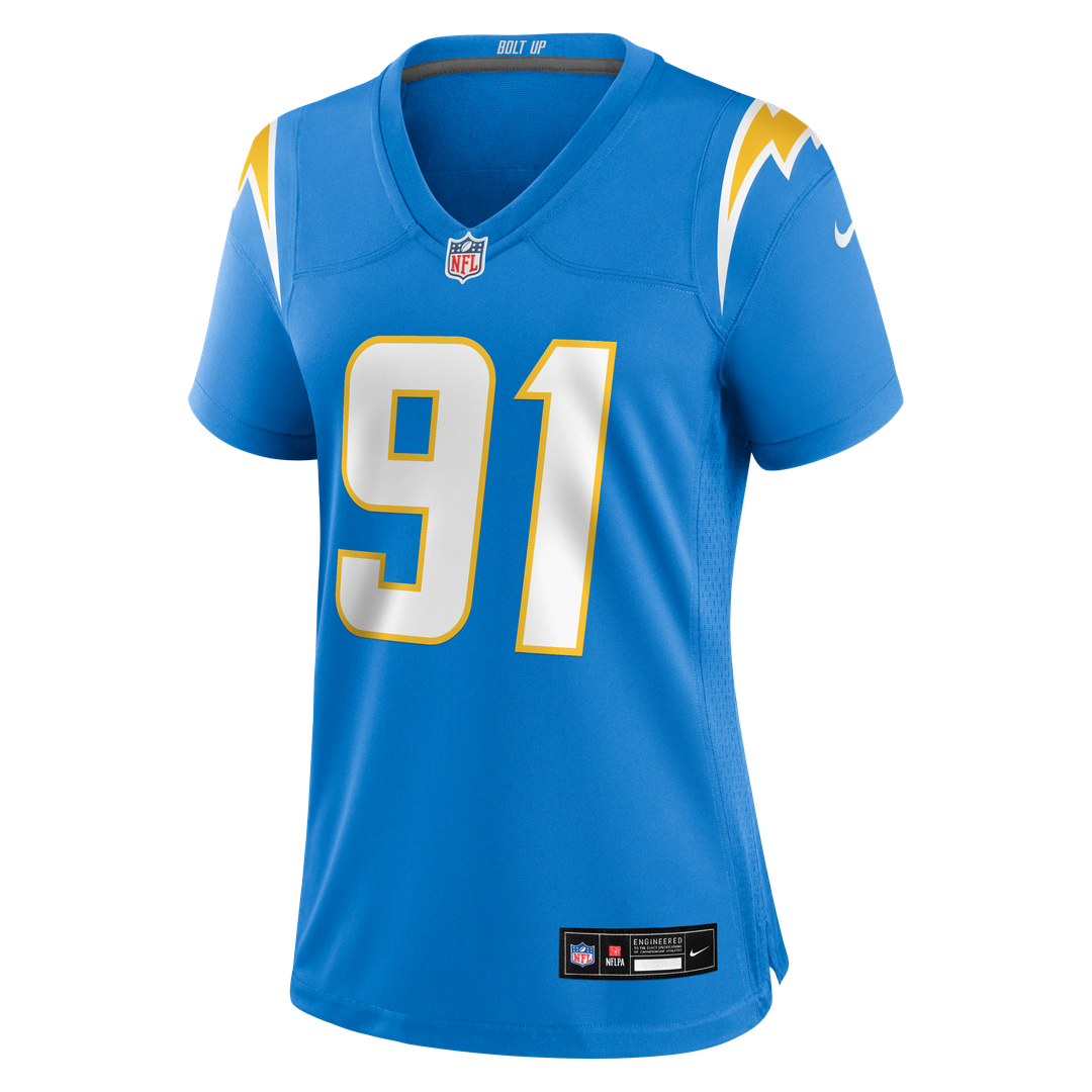 Nick Barrett Los Angeles Chargers Nike Women's Team Game Jersey -  Powder Blue
