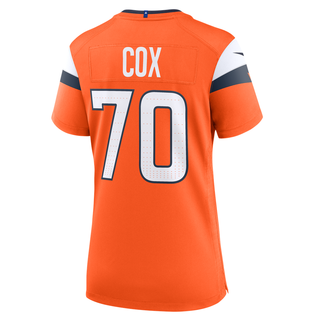 Marques Cox Denver Broncos Nike Women's Team Game Jersey -  Orange