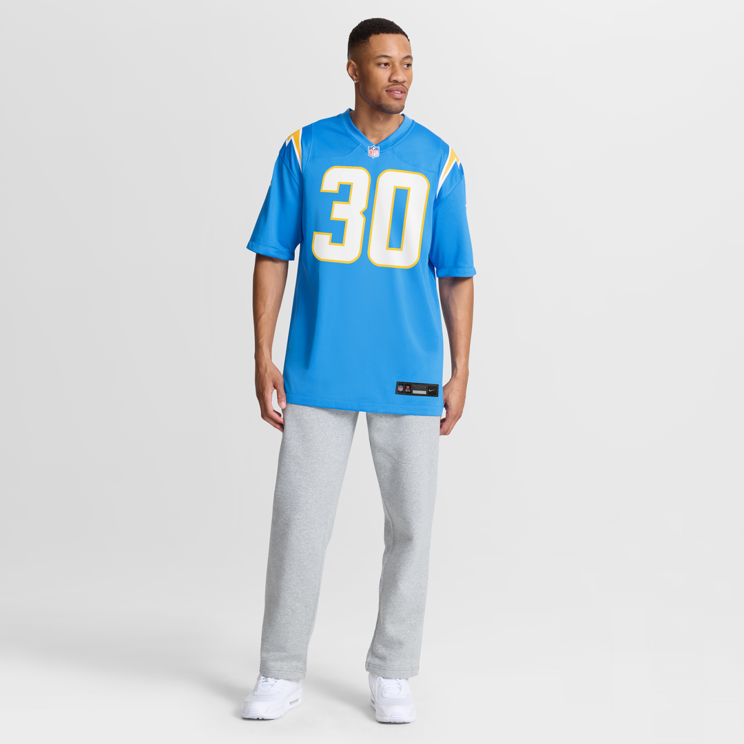 Alec Ingold Los Angeles Chargers Nike Team Game Jersey - Powder Blue