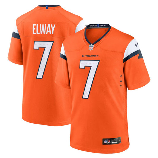 John Elway Denver Broncos Nike Team Retired Player Game Jersey - Orange