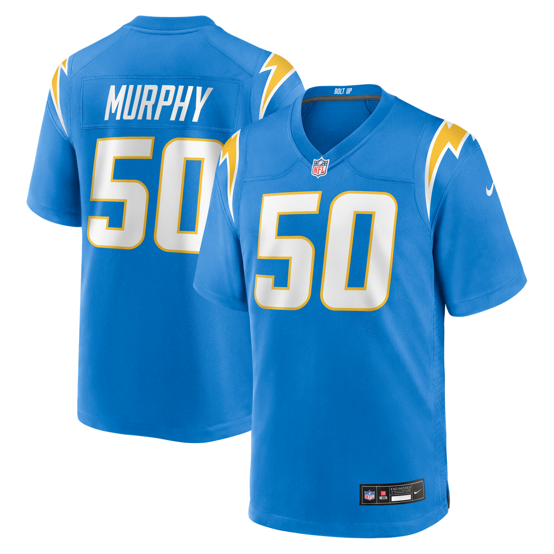 Caleb Murphy Los Angeles Chargers Nike Team Game Jersey -  Powder Blue