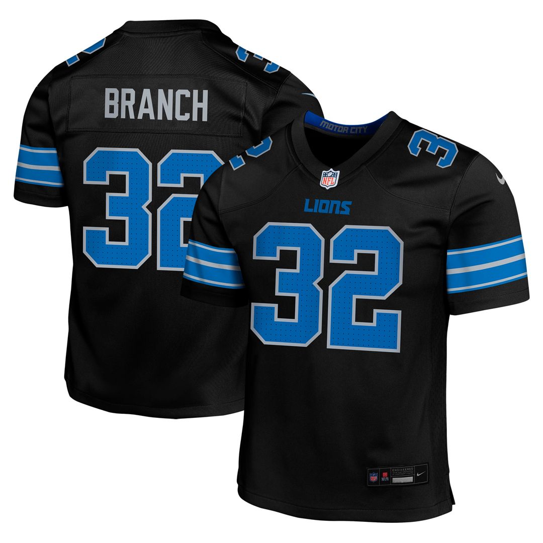 Brian Branch Detroit Lions Nike Youth Game Jersey - Blue