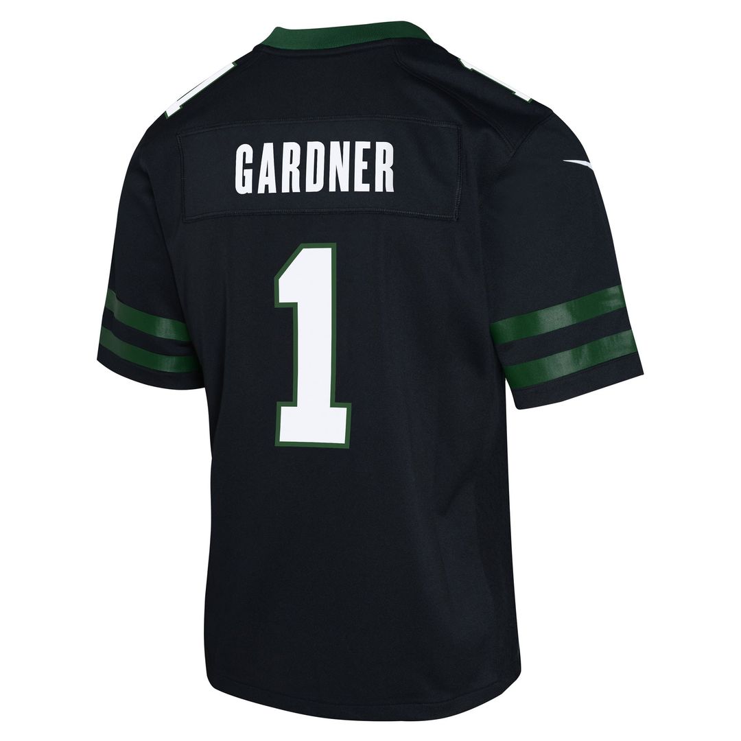 Ahmad Sauce Gardner New York Jets Nike Youth Game Jersey - Black