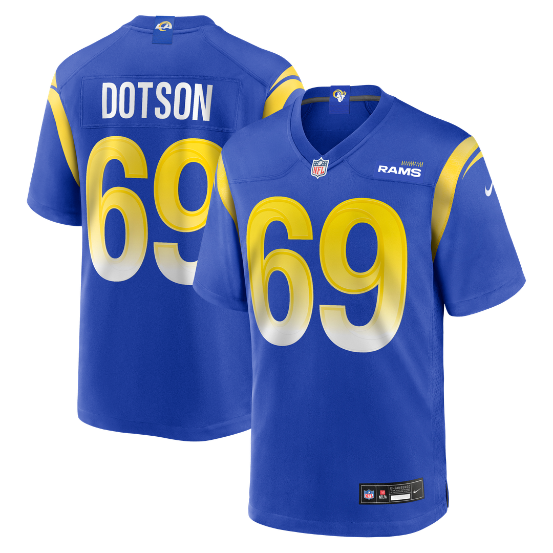 Kevin Dotson Los Angeles Rams Nike  Game Jersey -  Royal