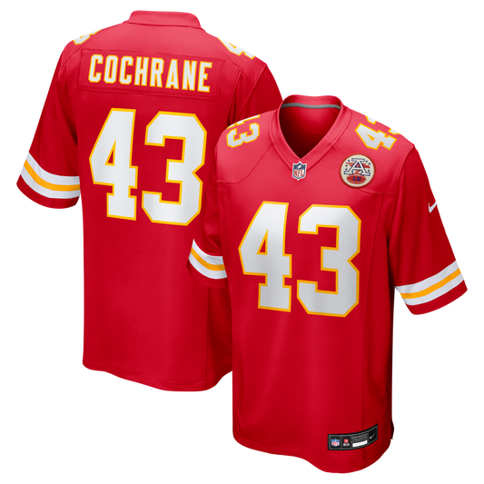 Jack Cochrane Kansas City Chiefs Nike Game Player Jersey - Red