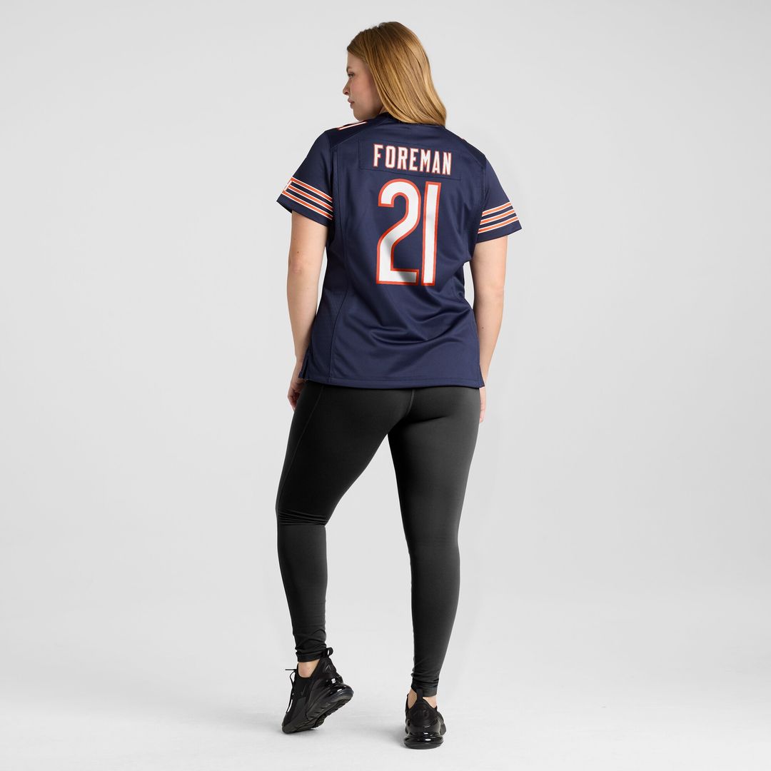 D'Onta Foreman Chicago Bears Nike Women's Game Jersey - Navy