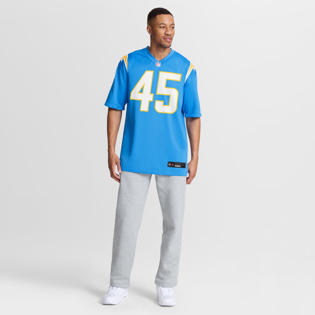 Tuli Tuipulotu Los Angeles Chargers Nike Team Game Jersey - Powder Blue