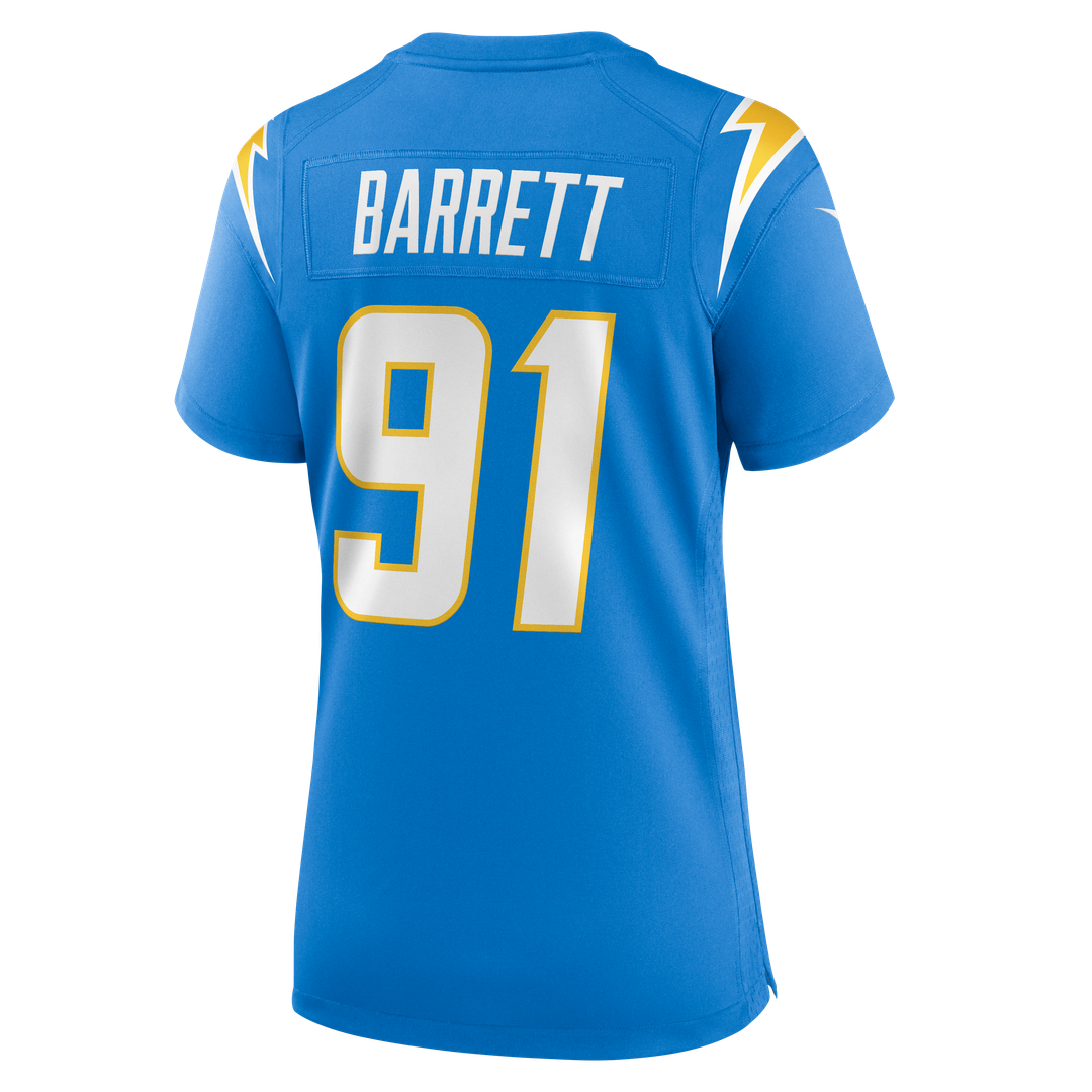 Nick Barrett Los Angeles Chargers Nike Women's Team Game Jersey -  Powder Blue