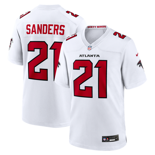 Deion Sanders Atlanta Falcons Nike Retired Player Game Jersey - White
