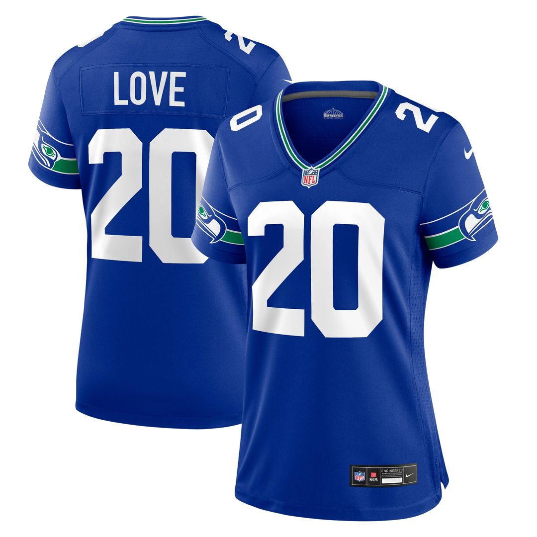 Julian Love Seattle Seahawks Nike Women's Team Game Jersey -  College Navy