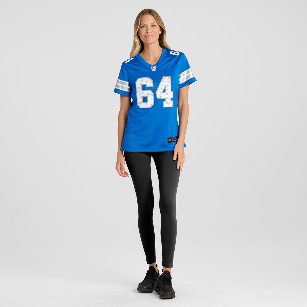 Cade Mays Detroit Lions Nike Women's Team Game Jersey -  Blue