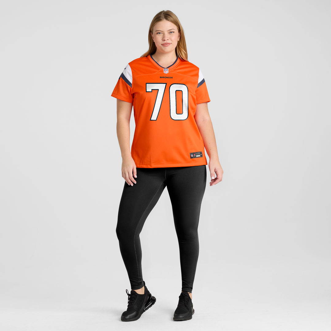 Marques Cox Denver Broncos Nike Women's Team Game Jersey -  Orange