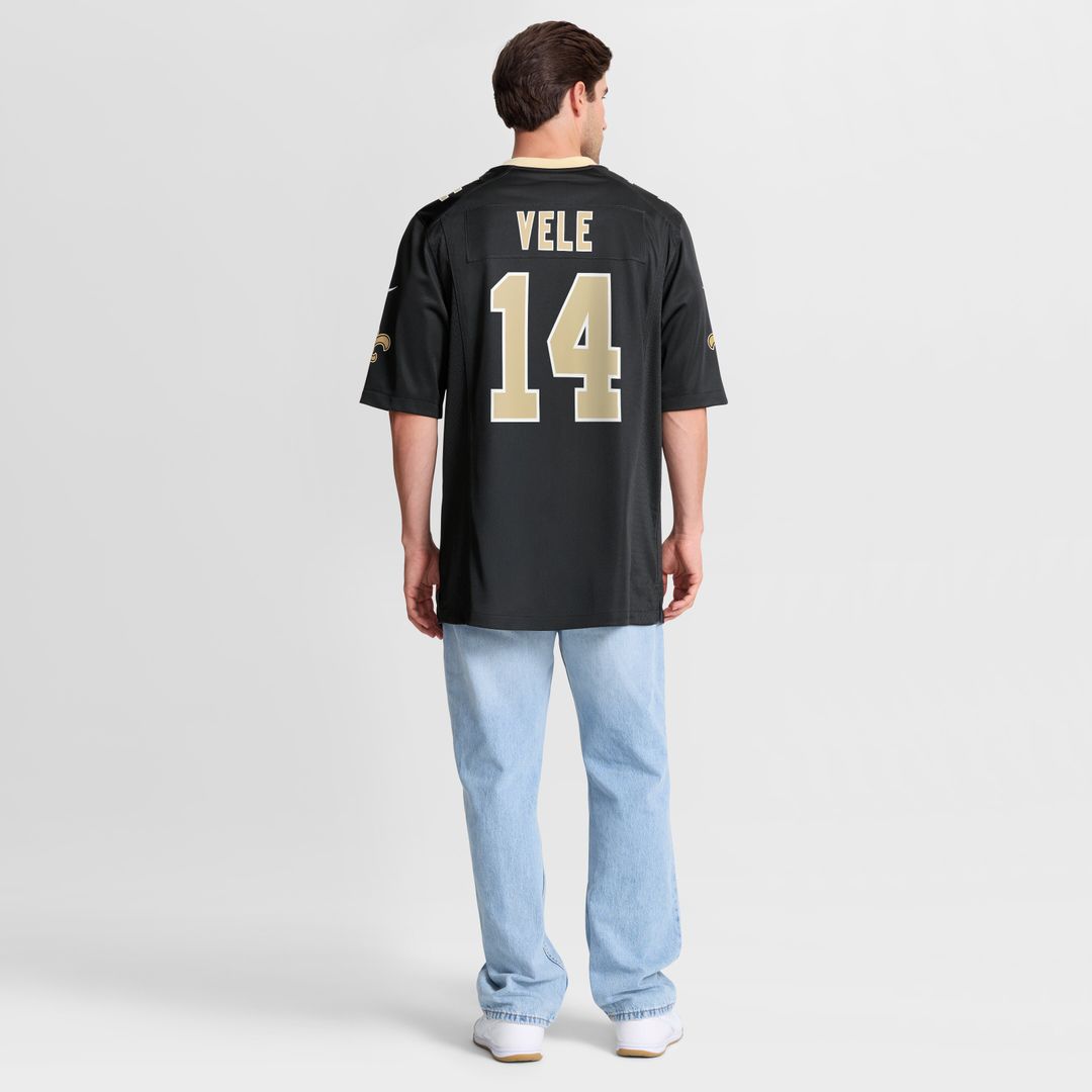 Devaughn Vele New Orleans Saints Nike Team Game Jersey -  Black