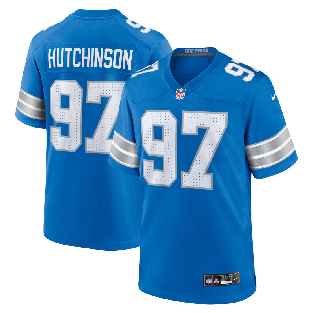 Aidan Hutchinson Detroit Lions Nike Game Jersey - White