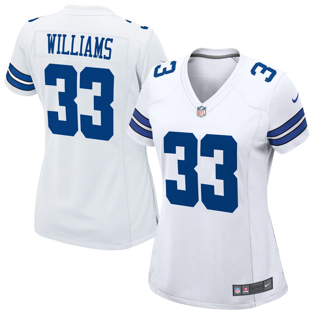 Javonte Williams Dallas Cowboys Nike Women's Team Game Jersey - Navy