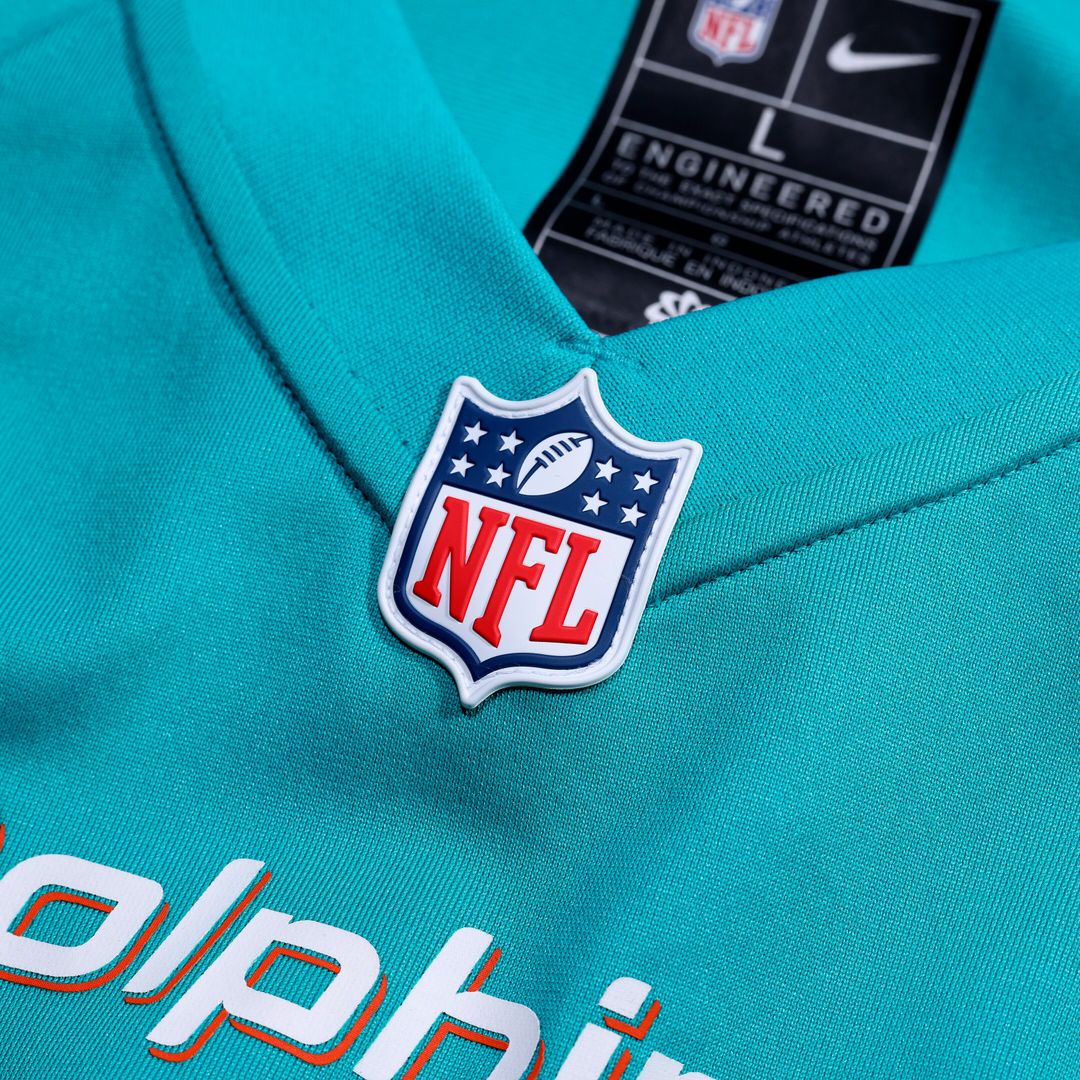 Kayden ProctorMiami Dolphins Nike 2026 NFL Draft First Round Pick No. 12 Team Game Jersey - Aqua