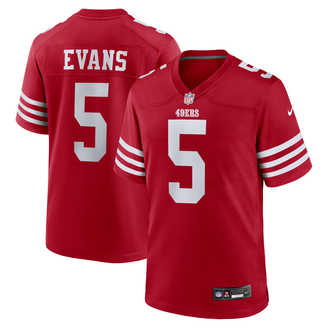 Mike Evans San Francisco 49ers Nike Game Jersey - Scarlet