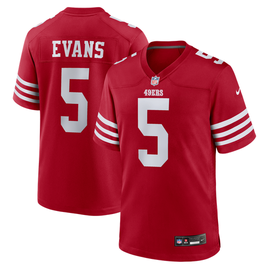 Mike Evans San Francisco 49ers Nike Game Jersey - Scarlet