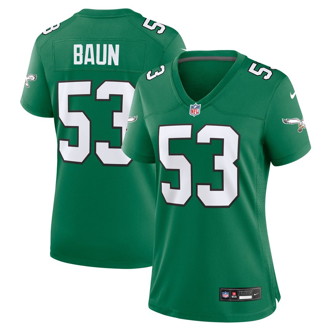 Zack Baun Philadelphia Eagles Nike Women's  Game Jersey - Midnight Green