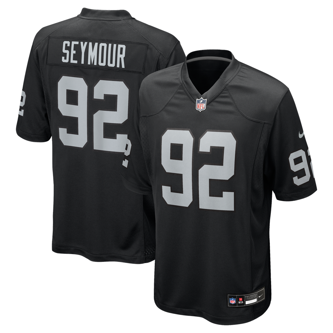 Richard Seymour Las Vegas Raiders Nike Retired Player Game Jersey - Black