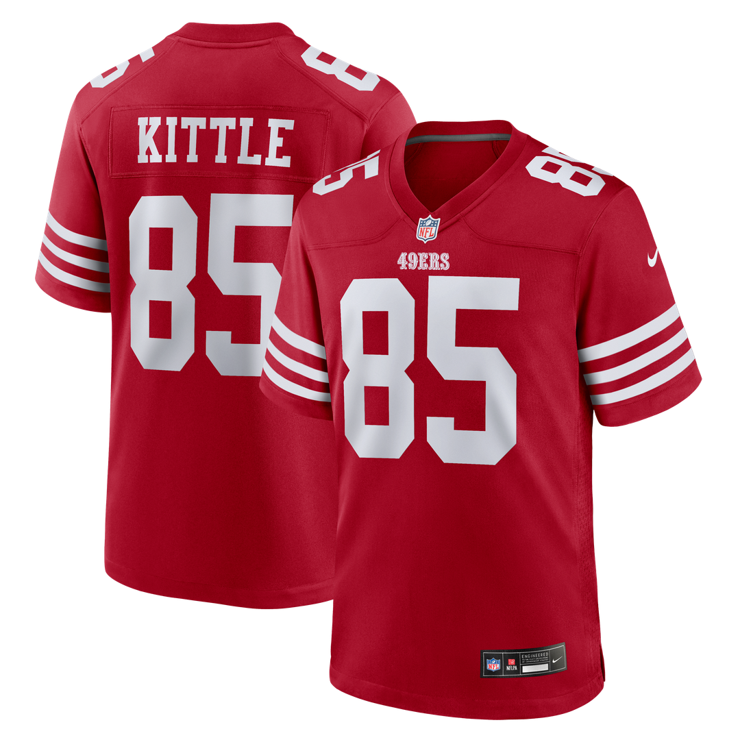 George Kittle San Francisco 49ers Nike Team Game Jersey - Scarlet