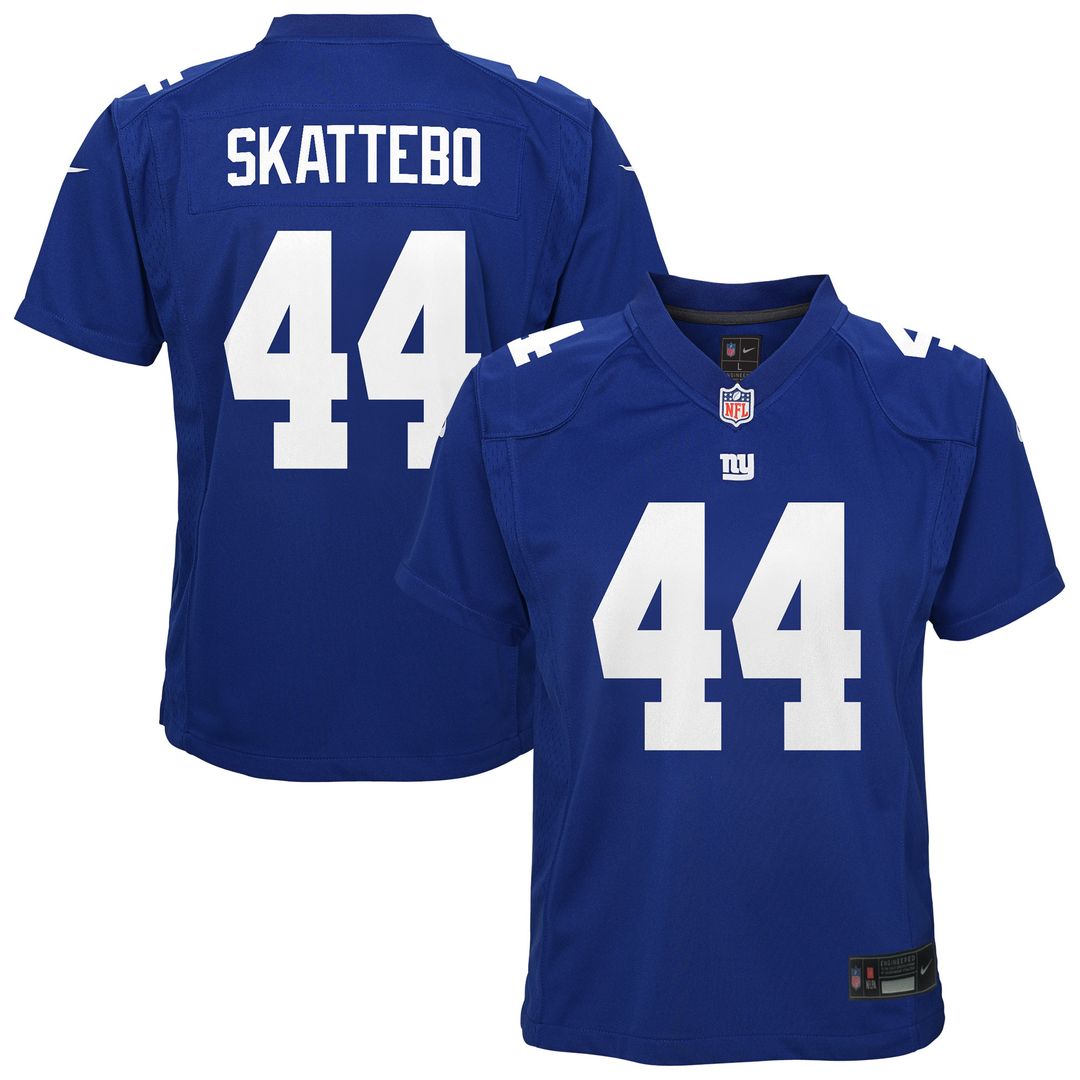 Cam Skattebo New York Giants Nike Youth Team Game Jersey - Royal