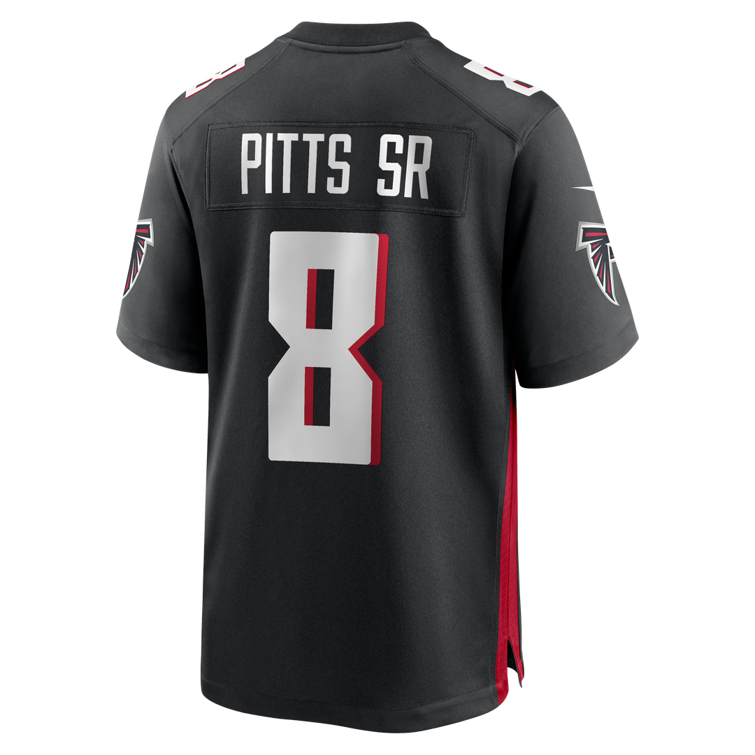 Kyle Pitts Sr. Atlanta Falcons Nike Team  Game Jersey - Black