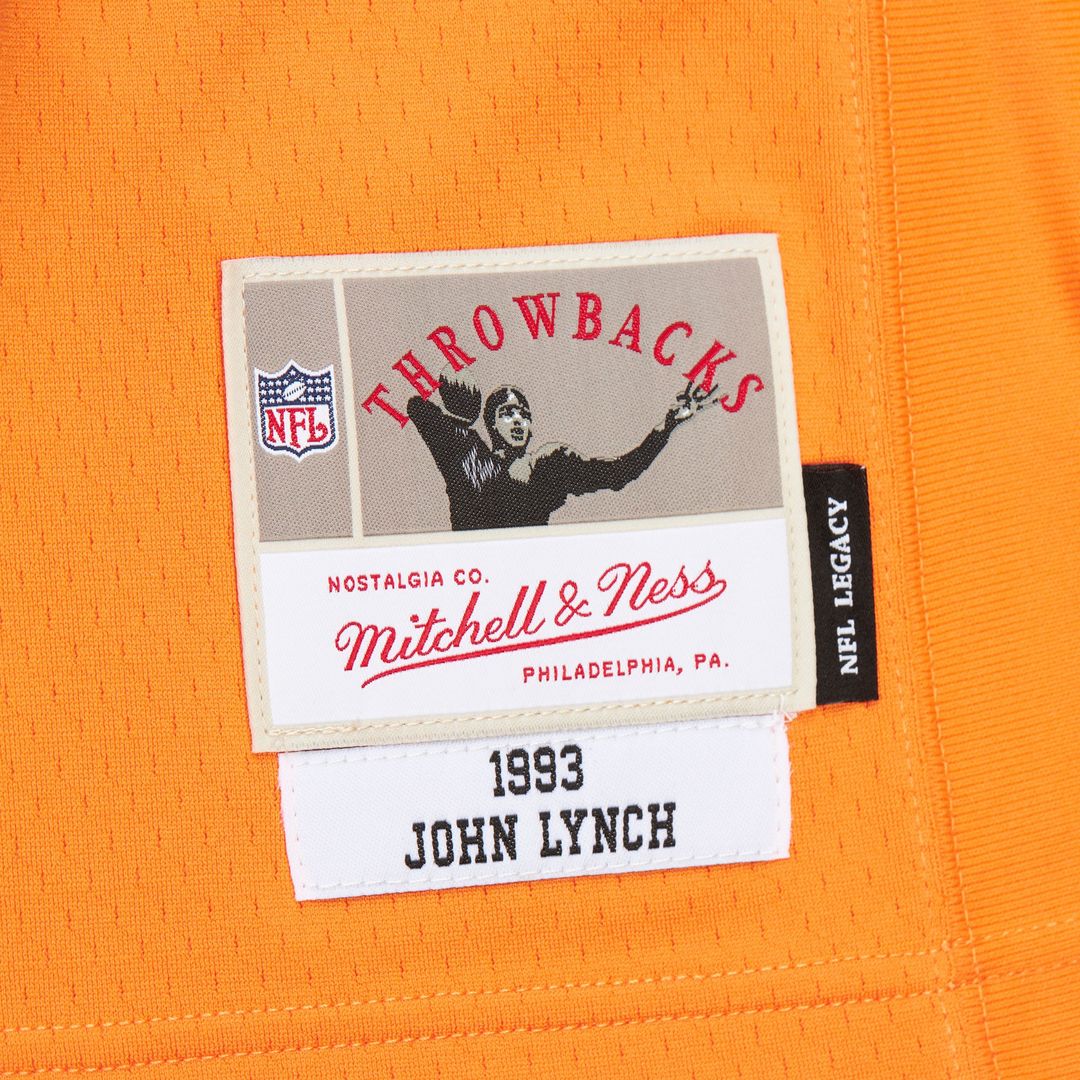 John Lynch Tampa Bay Buccaneers Mitchell & Ness 1993 Legacy Replica Jersey - Orange