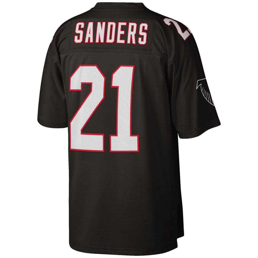 Deion Sanders Atlanta Falcons Mitchell & Ness Big & Tall 1992 Retired Player Replica Jersey - White