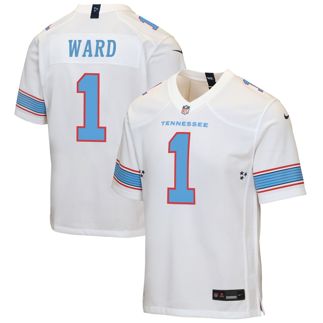 Cameron Ward Tennessee Titans Nike Youth Game Jersey - Light Blue