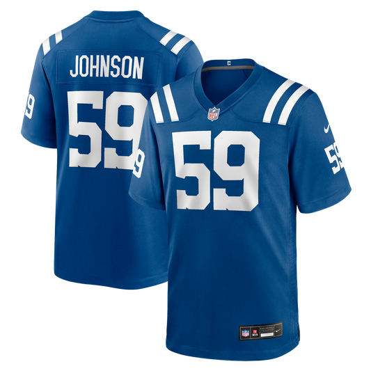 Buddy Johnson Indianapolis Colts Nike Team Game Jersey -  Royal