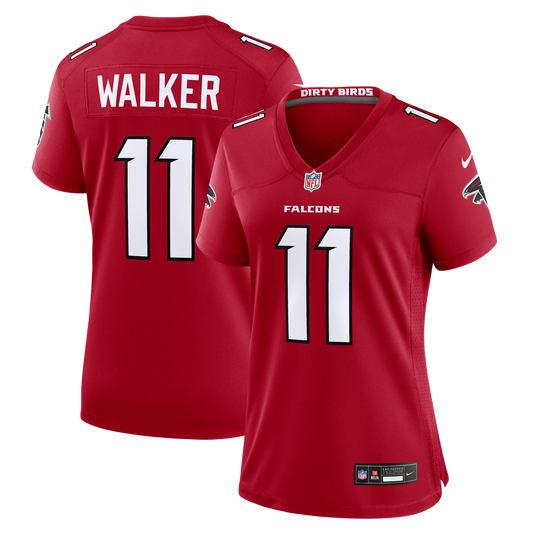 Jalon Walker Atlanta Falcons Nike Women's Game Jersey - Red