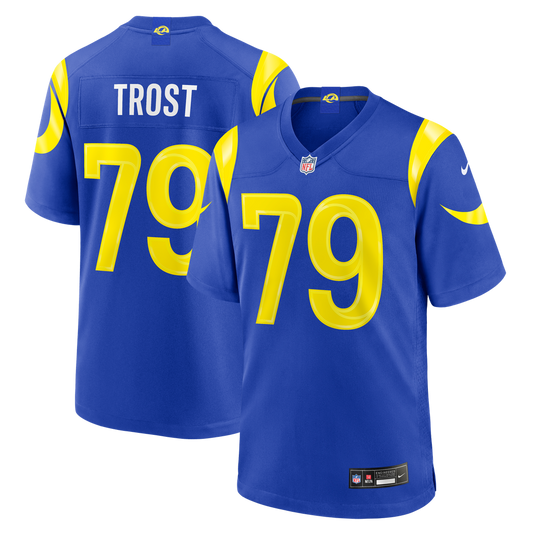 Keagen Trost Los Angeles Rams Nike Team Game Jersey - Royal