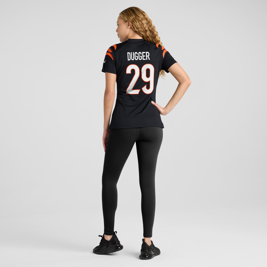 Kyle Dugger Cincinnati Bengals Nike Women's Team Game Jersey -  Black